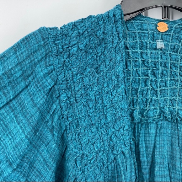 Free People Angelica Gauze Kimono Cover Up Size XS Small - Picture 4 of 7